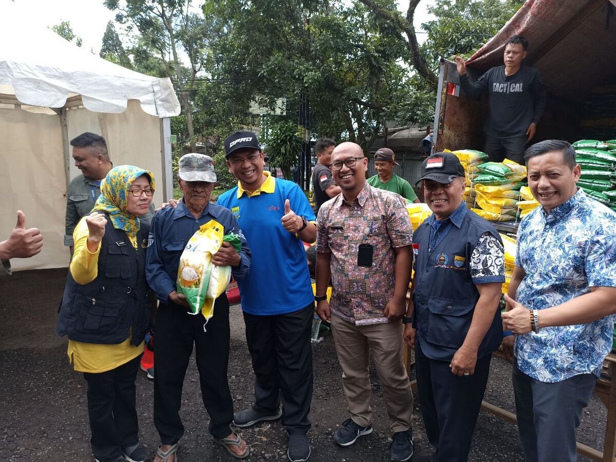 Ketua DPRD Kota Bandung Monitorong Operasi Beras Medium