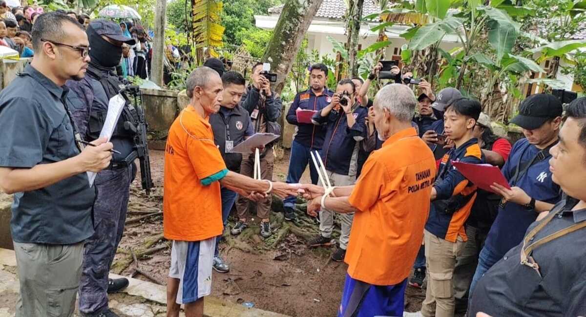 Polda Metro Jaya Rekonstruksi Kasus Pembunuhan Berantai 8798