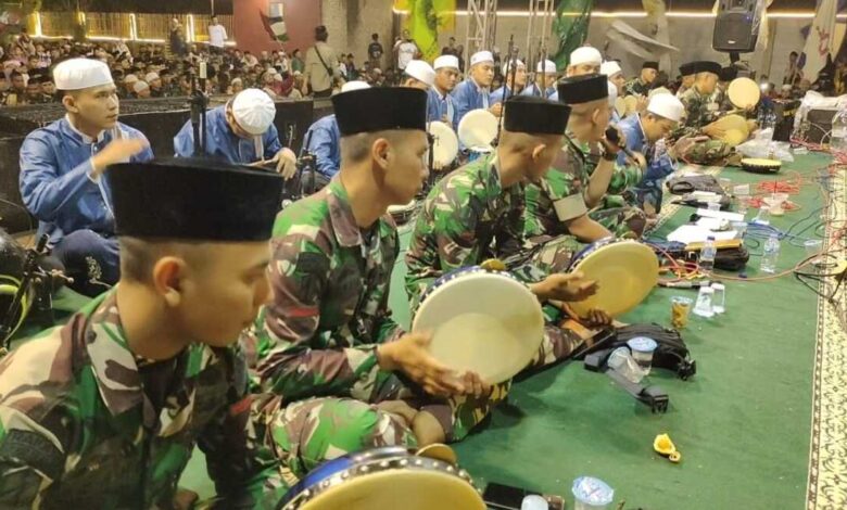 Raider 300 Cianjur dan Ribuan Jemaah Salawat Akbar Sambut Ramadan