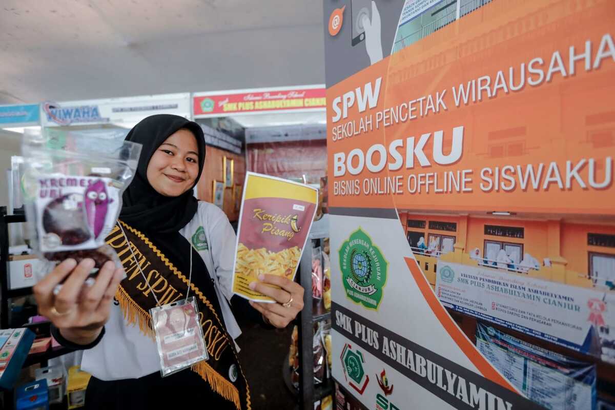 Siswa SMK Jawa Barat Pesta Wirausaha Muda