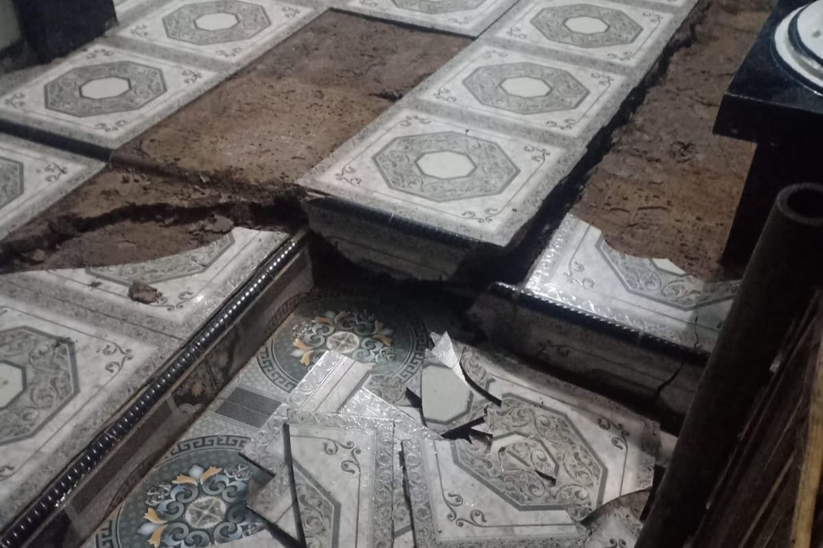 11 Rumah di Cianjur Nyaris Ambruk Akibat Pergeseran Tanah