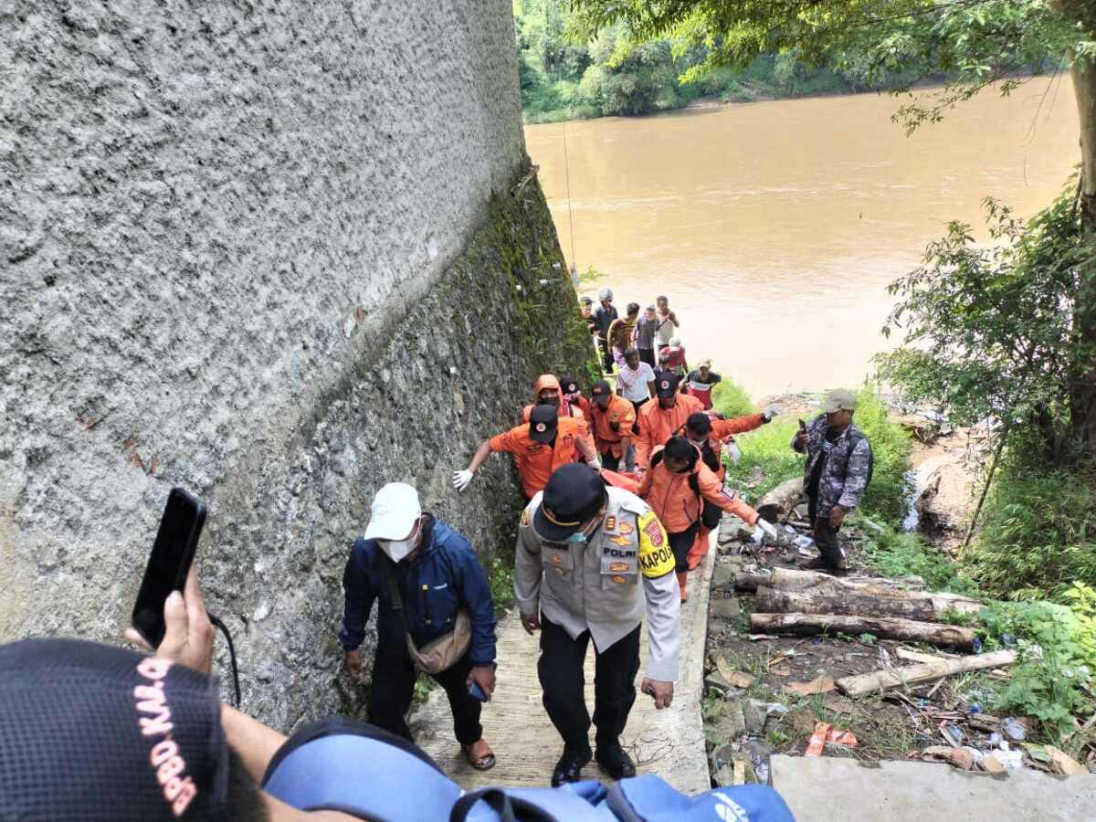 2 Korban Jatuh di Sungai Cibuni Ditemukan