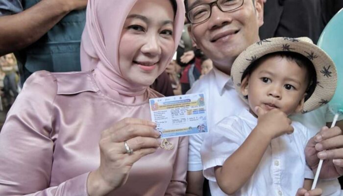 Arkana Aidan Misbach ke Posyandu untuk Imunisasi Polio