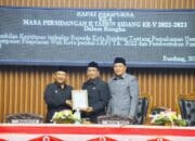 DPRD Kota Bandung Rapat Paripurna Penetapan Raperda