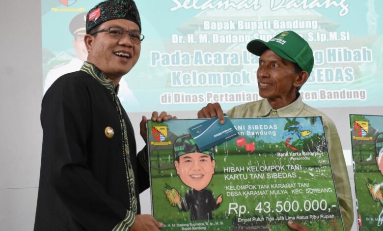 Dana Hibah Petani di Kabupaten Bandung Digulirkan