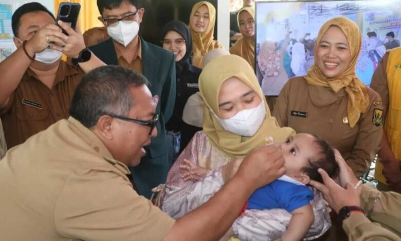Gerakan Imunisasi Polio di Kabupaten Sukabumi Dimulai