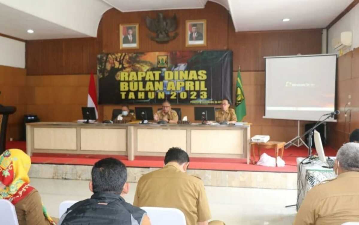 Rapat Dinas Pemkab Sukabumi Bulan April 2023