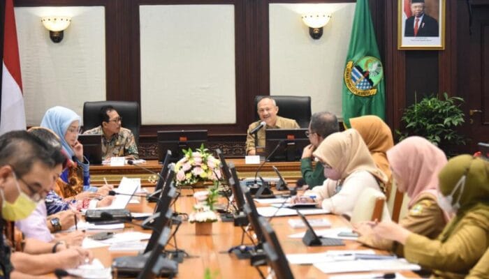 Sekda Jabar Bahas RUU Statistik Bersama Baleg DPR RI