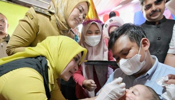 Sub Pekan Imunisasi Nasional Polio di Jabar Digelar