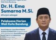 Emma Sumarna Ditunjuk Jadi Plh Walikota Bandung