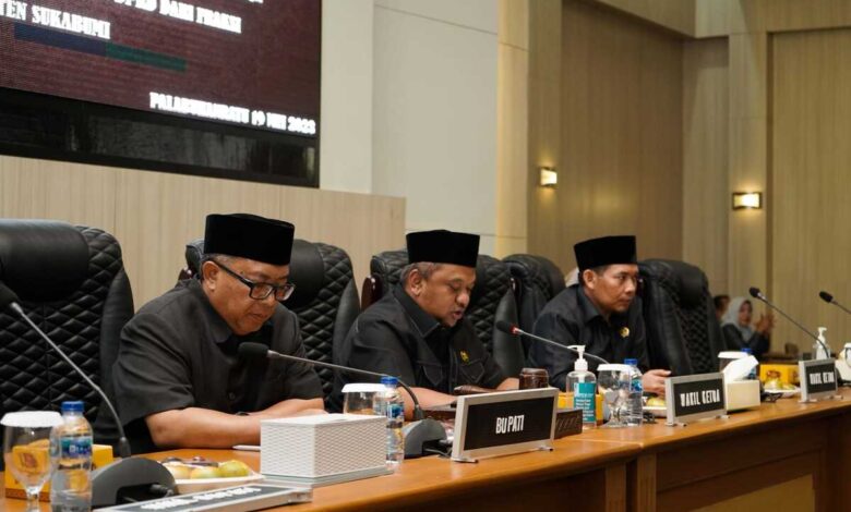 Paripurna Ke-9 DPRD Kab Sukabumi Bahas AKD dan Raperda