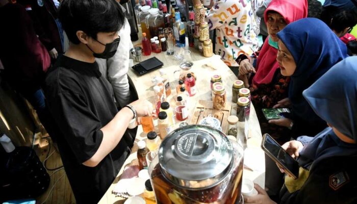 Pasar Leuweung 2023 Tahura, Ruang Promosi Teh & Kopi Jabar