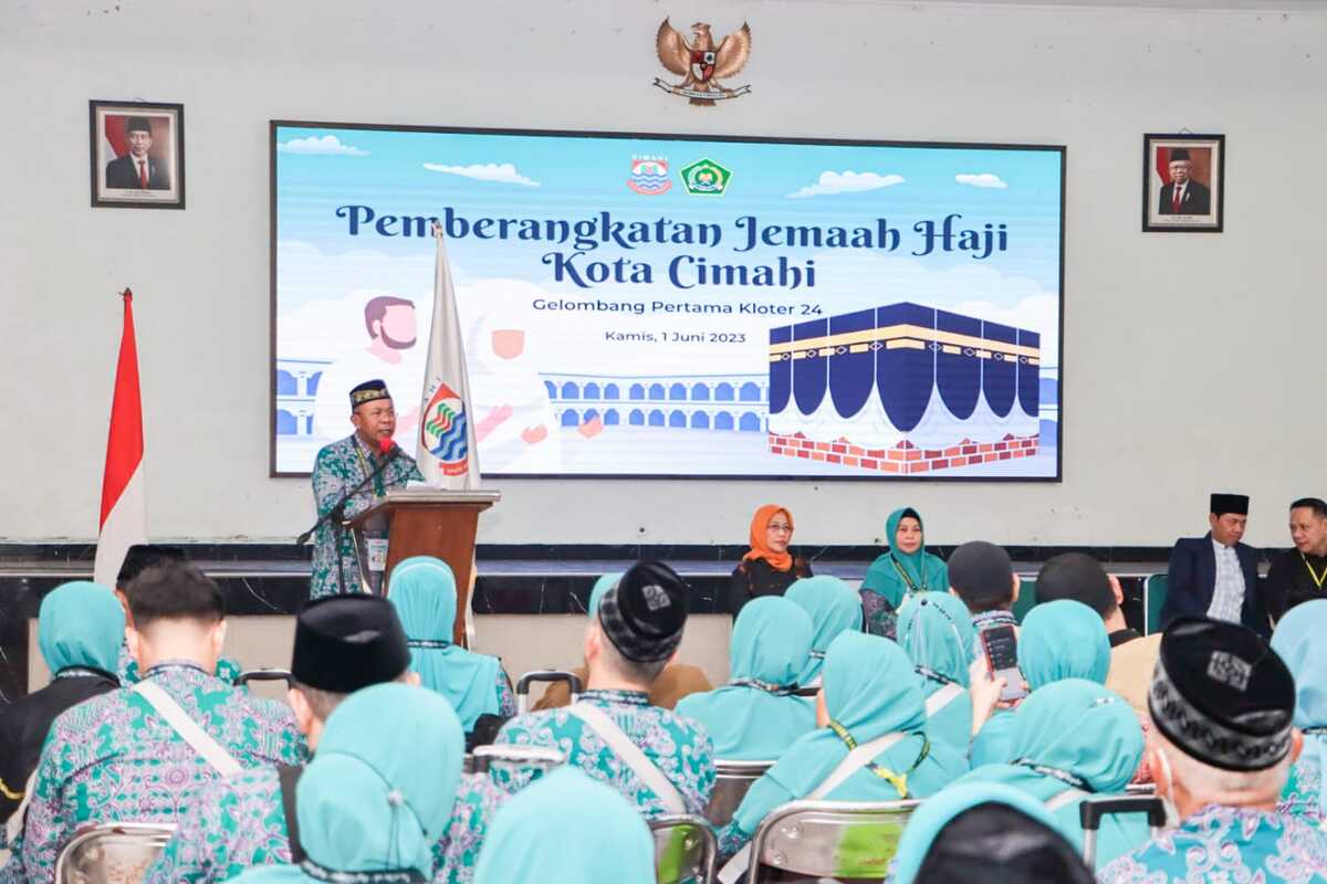 540 Calon Jemaah Haji Kota Cimahi Diberangkatkan