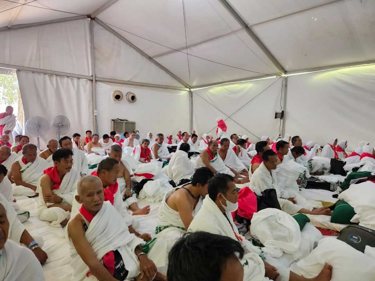 Jemaah Haji Jawa Barat Tiba di Arafah