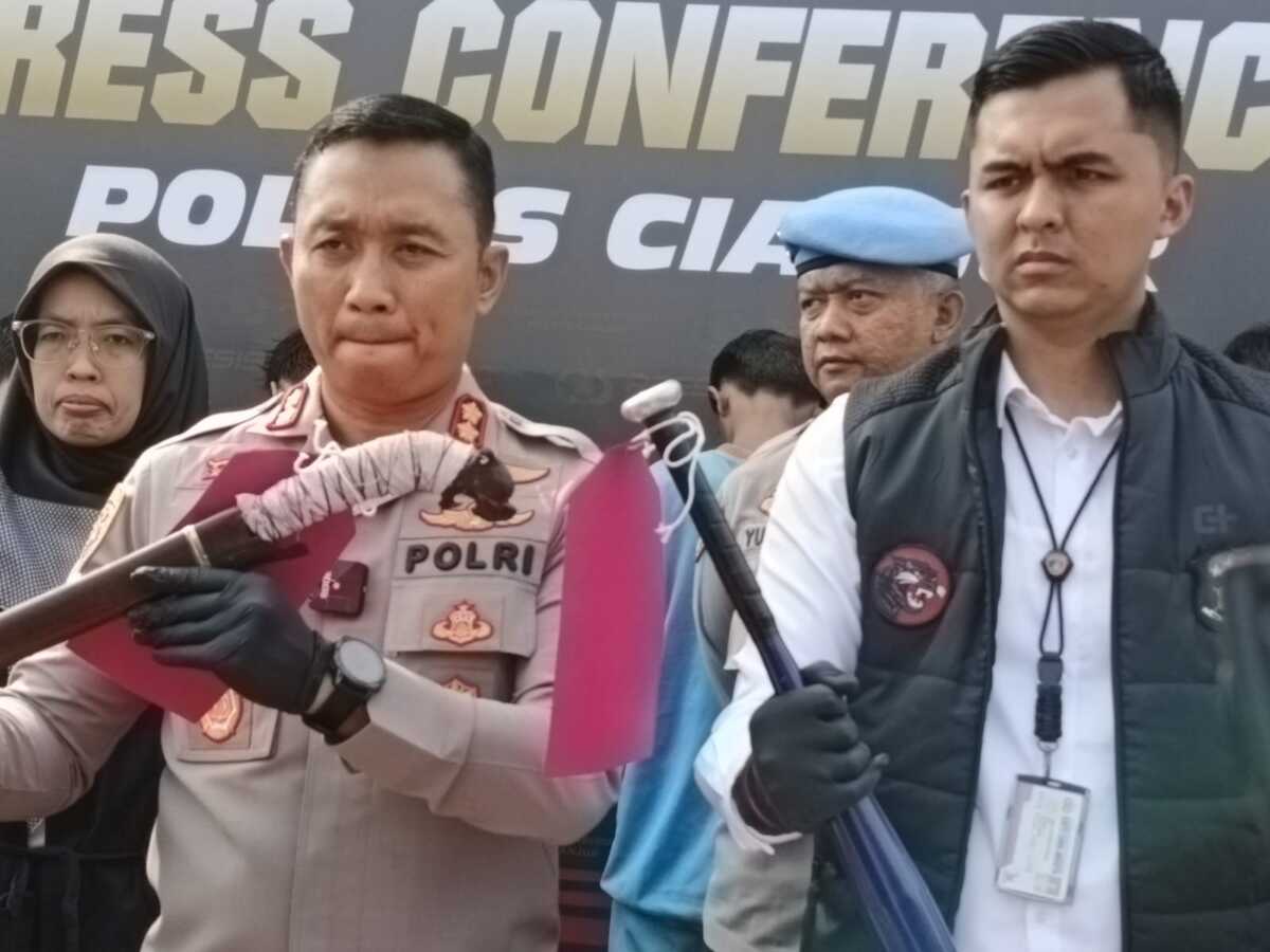 Polres Cianjur Amankan 3 Pelaku Pengrusakan Motor di Cipanas