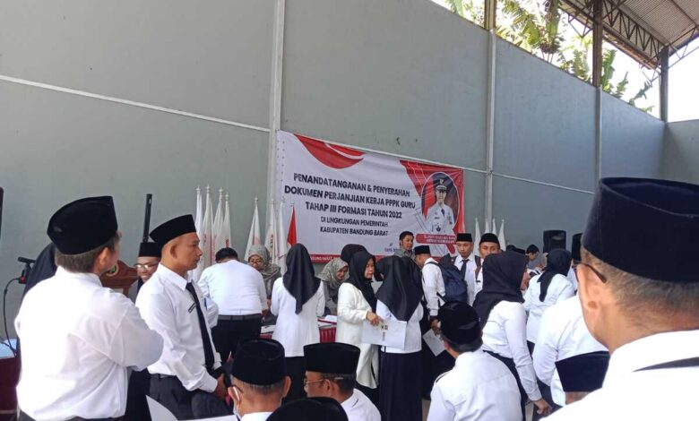 426 Guru di Bandung Barat Mendapatkan SK P3K