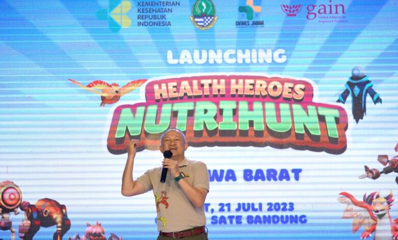 Aplikasi Health Heroes Nutrihunt Se-Jawa Barat Diluncurkan