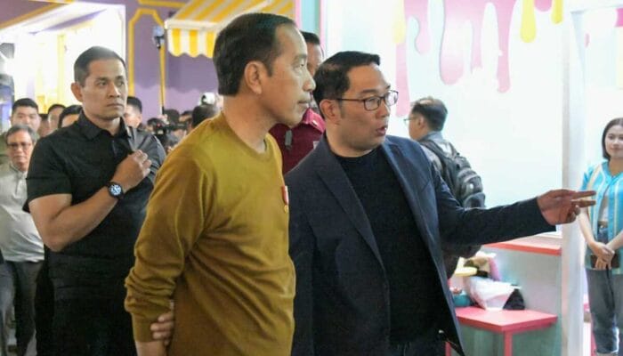 Presiden Joko Widodo Ngopi di Park Cikutra