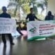 Forum Masyarakat Bandung Utara Berunjuk Rasa