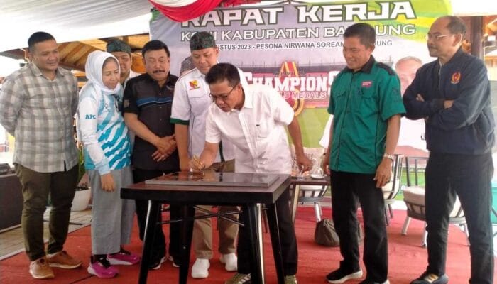 KONI Kab Bandung Janjikan 100 Emas di Porprov 2026