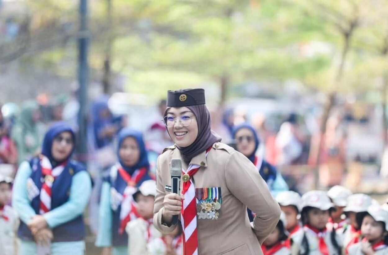 Kak Anne Ratna Mustika Tinjau Festival Pra Siaga