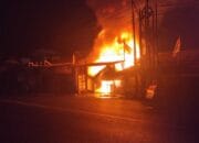 Kios Jok Motor Kebakaran di Bandung Barat