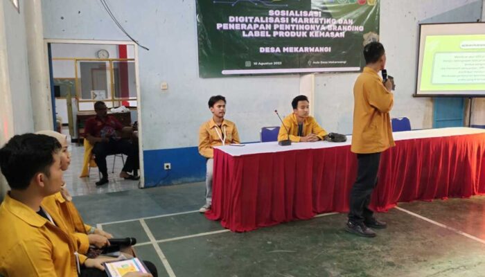 Mahasiswa Unsur Cianjur Sosialisasi Digital Marketing