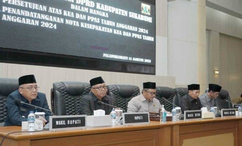 Paripurna Ke-17 DPRD Kab Sukabumi Setujui KUA PPAS 2024