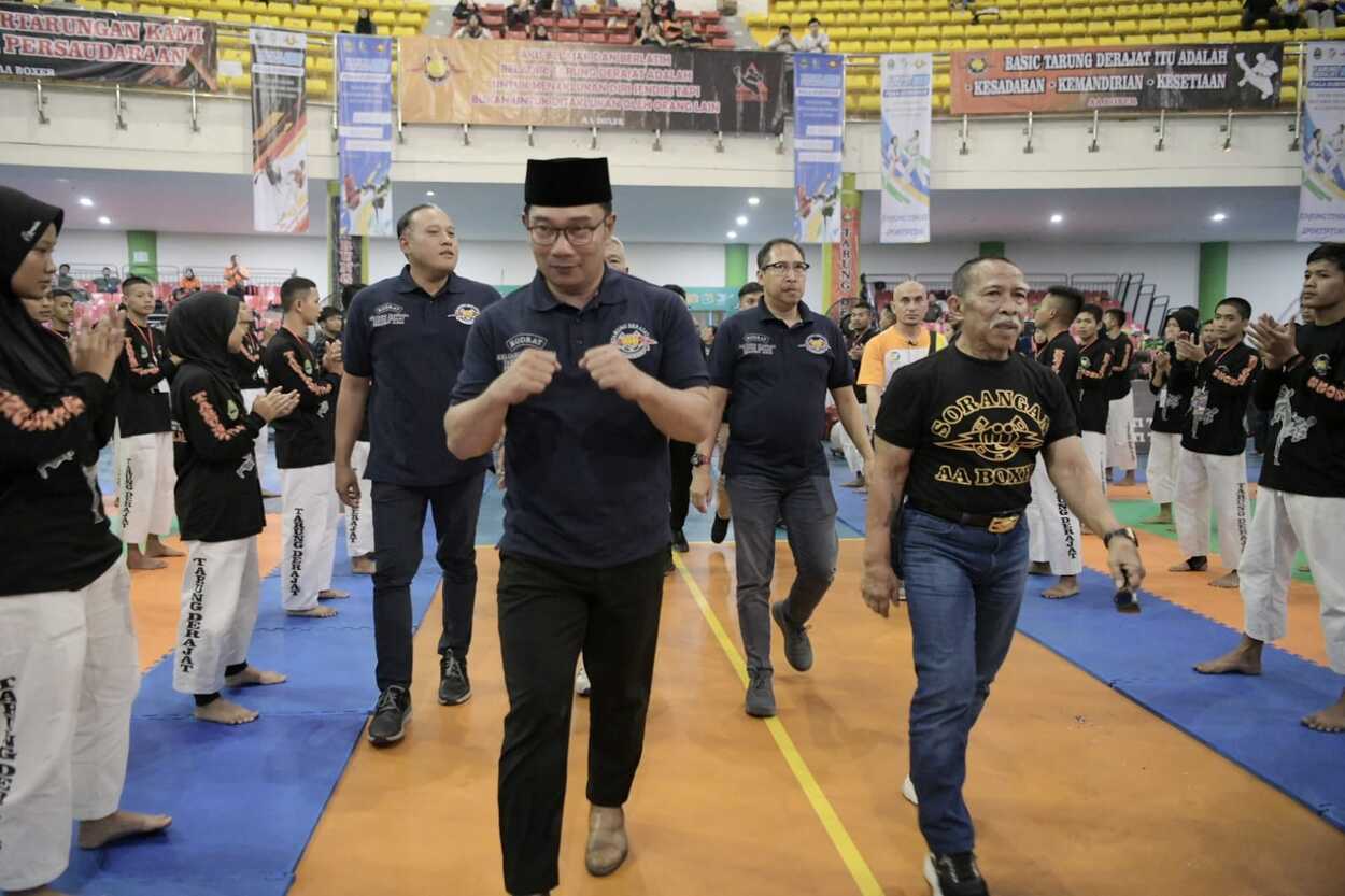 Ridwan Kamil Buka Kejurda Tarung Derajat