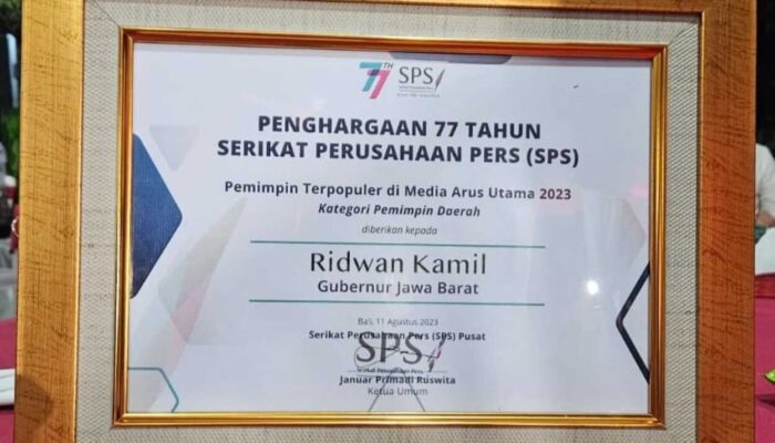 Ridwan Kamil Dinilai Sukses Bangun Hubungan dengan Pers