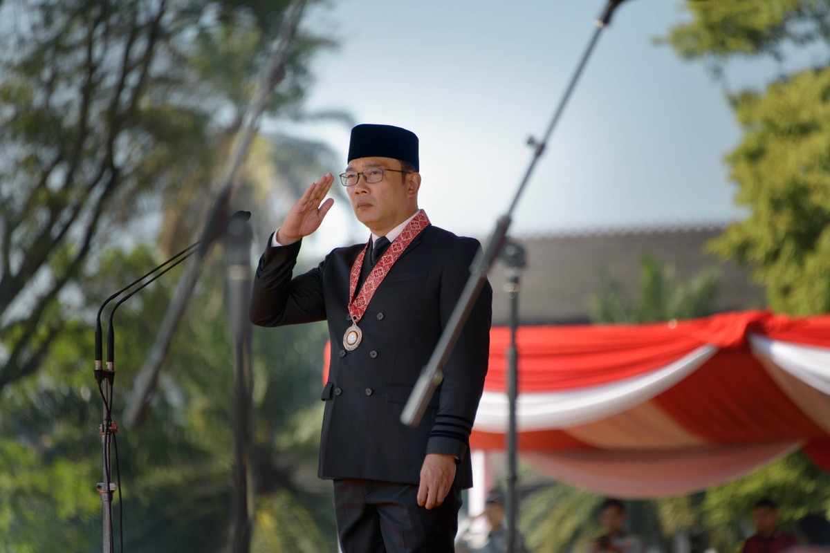 Ridwan Kamil Pimpin Upacara Hari Dharma Karya Dhika