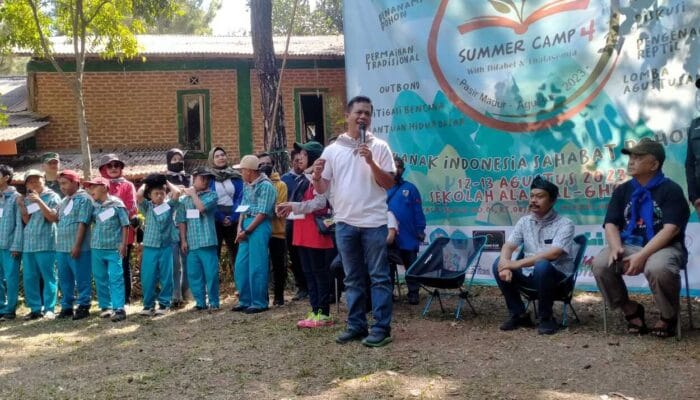 Summer Camp Ke-4, Kang DS Semangati Anak-anak Difabel