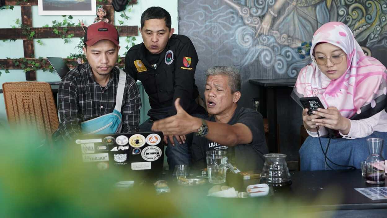Tim Diskominfo Kabupaten Bandung Cek Kesiapan KIM Tarumajaya