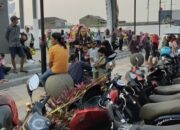 Alun-alun Ciranjang Diserbu Warga, Sampah Berserakan