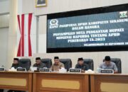 Paripura Ke-21 DPRD Kab Sukabumi Sampaikan Raperda APBD