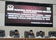 Paripura Ke-22 DPRD Kab Sukabumi Sampaikan Pandangan Fraksi