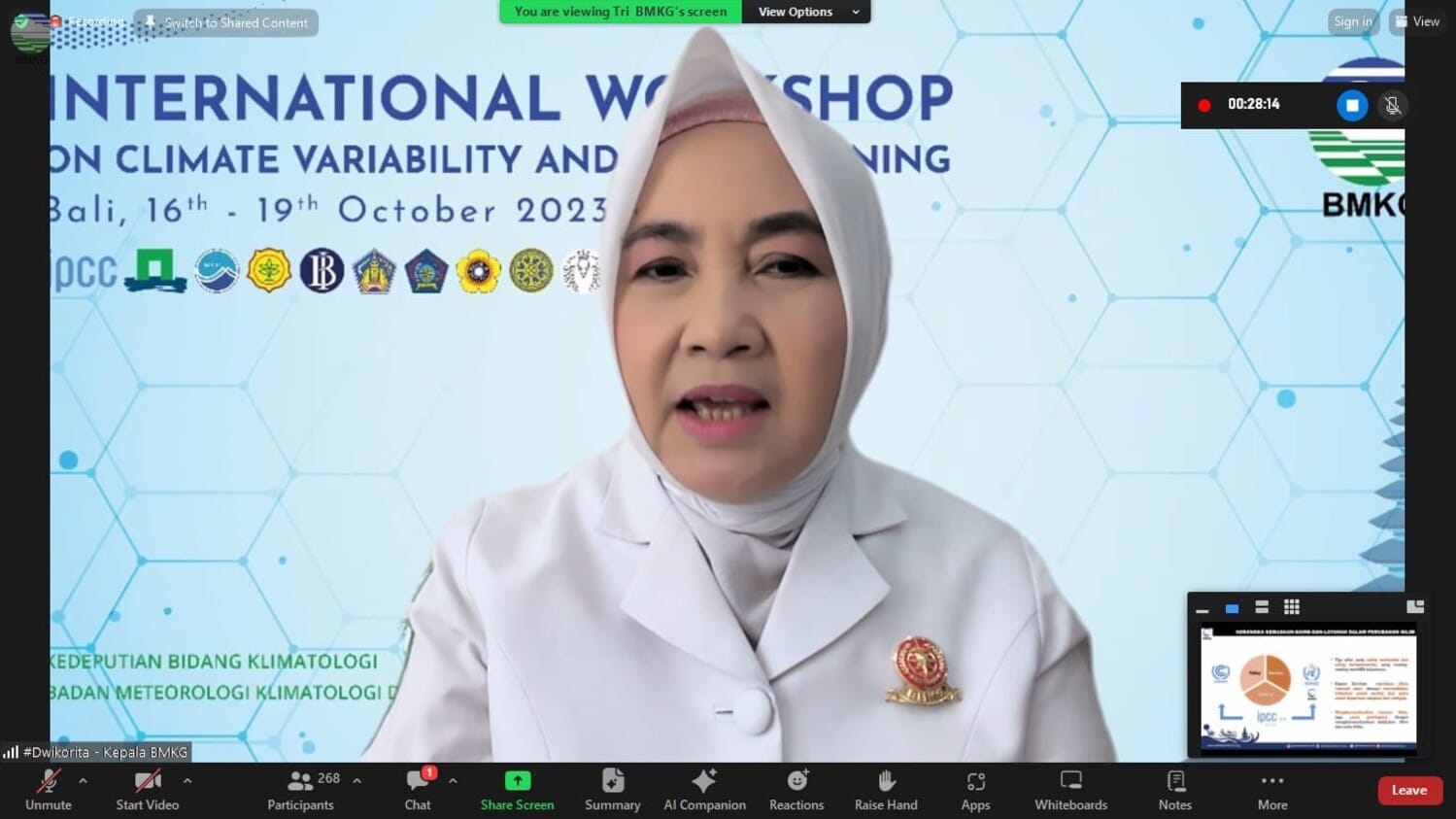 BMKG: Perubahan Iklim Mengancam Seluruh Dunia