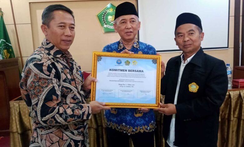 BNN KBB Gandeng Kemennag dan FPP untuk Wujudkan Pesantren Bersinar