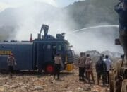 TPAS Cibeureum Sumedang Jawa Barat Terbakar