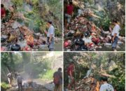 Wakil Ketua DPRD Kab Sukabumi Bersihkan Sampah di Sungai