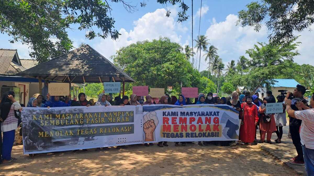 Warga Pulau Rempang Terus Bersuara untuk Meraih Keadilan