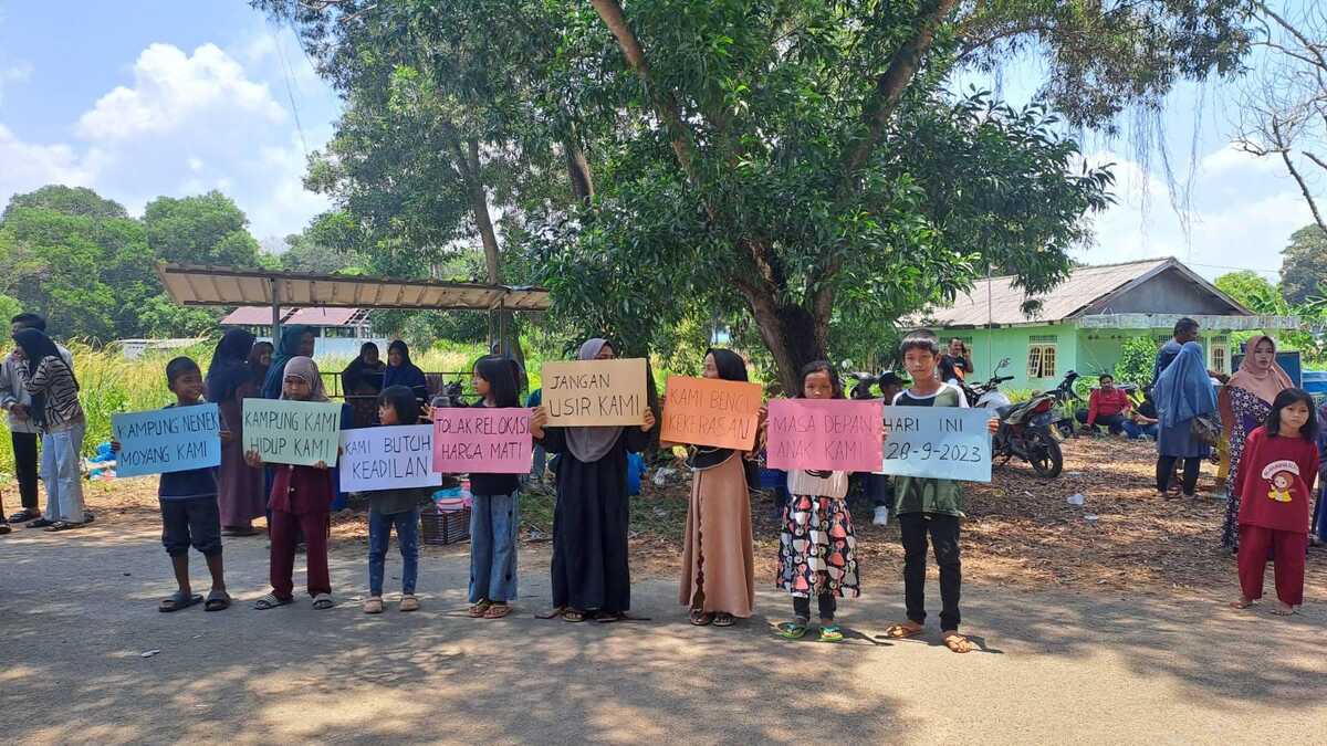 Warga Pulau Rempang Terus Bersuara untuk Meraih Keadilan