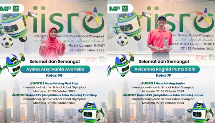 2 Siswa Indonesia Juarai International Islamic School Robot Olympiad