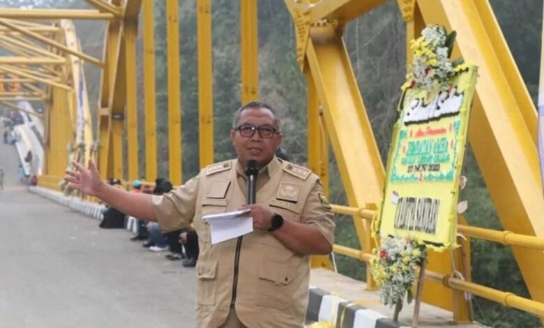 Jembatan eMHa di Kabupaten Sukabumi Diresmikan