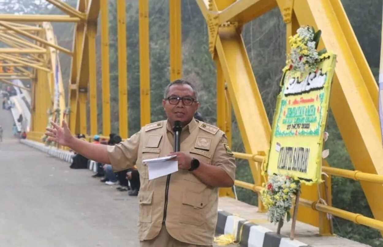 Jembatan eMHa di Kabupaten Sukabumi Diresmikan