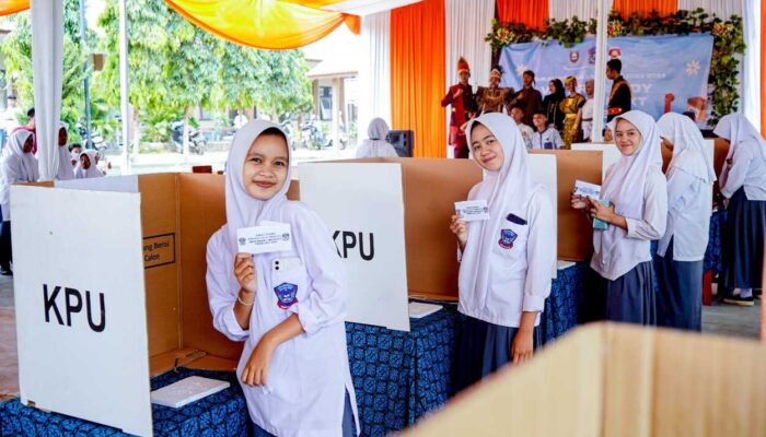 SMAN 2 Majalaya Kabupaten Bandung Simulasi Pemilu