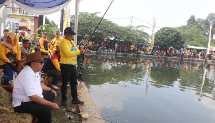 Situ Cijeruk Jadi Tempat Mancing Bareng Bupati Sukabumi