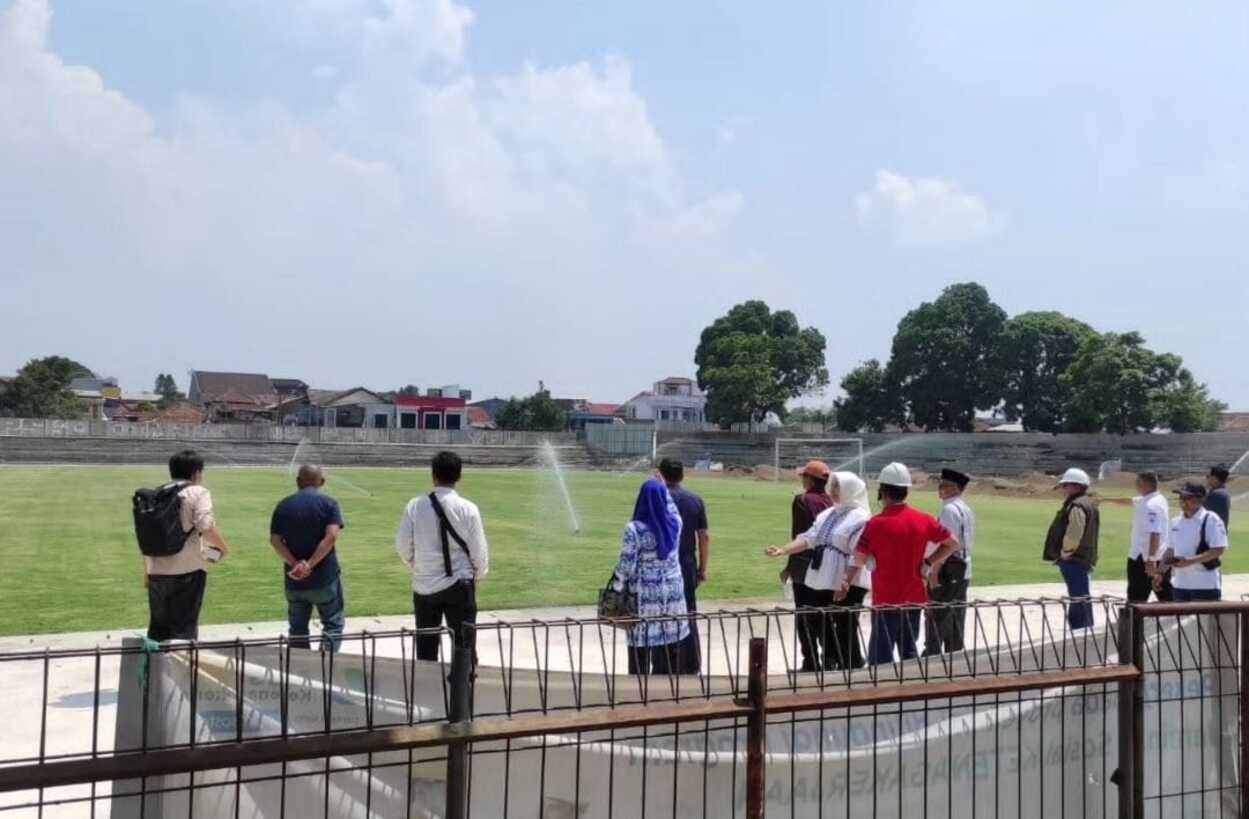 DPRD Kota Cimahi Tinjau Stadion Sangkuriang