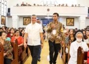 Dicky Saromi Pantau Ibadah Malam Natal 2023