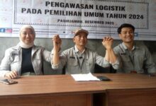 Panwascam Pasir Jambu Kab Bandung Telah Monitor Logistik Pemilu